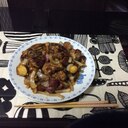 鶏肉とさつまいも甘辛煮